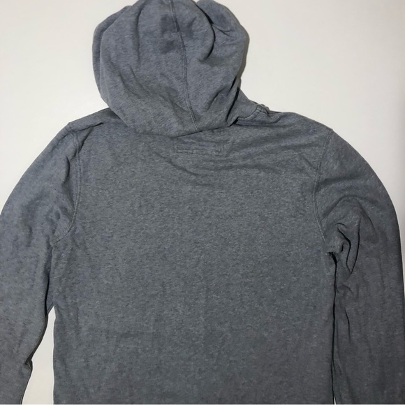 IZOD Hoodie Mens Medium Grey Lightweight Saltwater Relaxed Classics - Picture 12 of 12